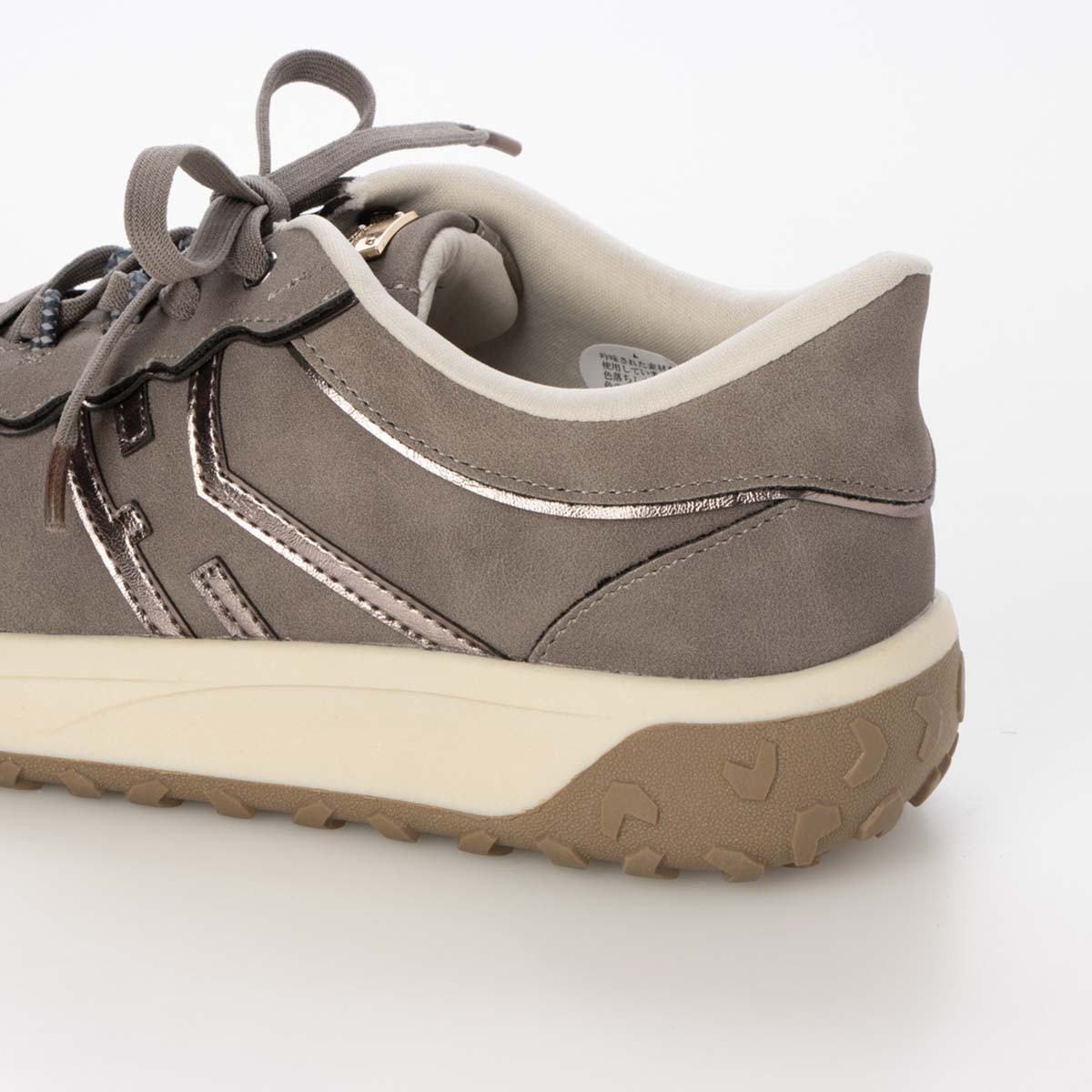 HIROKO KOSHINO FEMME 毎日のお出かけに映える大人スニーカー HRL7003 GRAY 23.0
