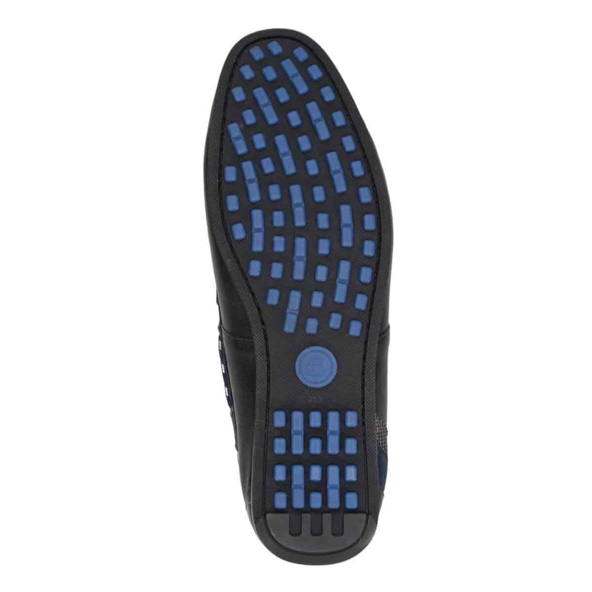ランバンオンブルー LANVIN en Bleu 「Recovery Shiatsu Insole」搭載で指圧効果により血行をよくする。ローファースリップオンシューズ  LB1017XR BLACK 25.0
