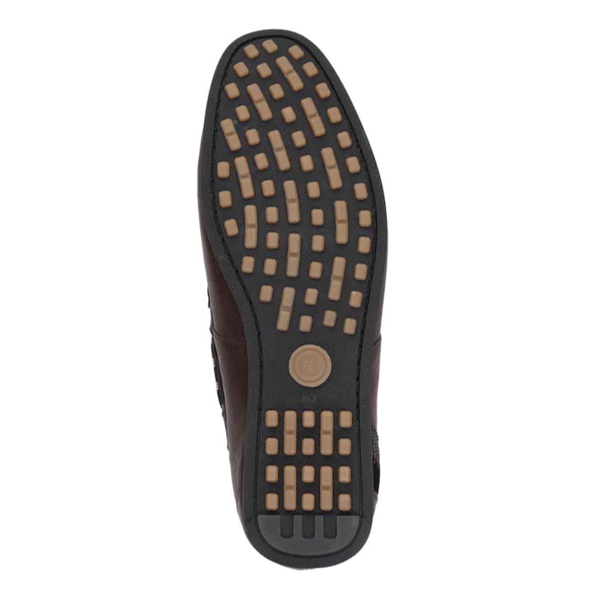 ランバンオンブルー LANVIN en Bleu 「Recovery Shiatsu Insole」搭載で指圧効果により血行をよくする。ローファースリップオンシューズ  LB1017XR D-BROWN 25.0