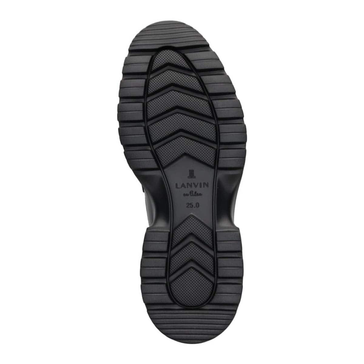 ランバンオンブルー LANVIN en Bleu 「リカバリーインソール」搭載で指圧効果により血行を115％促進。ユーチップスリッポンドレスカジュアルシューズ　LB3002XR D-GRAY 25.0