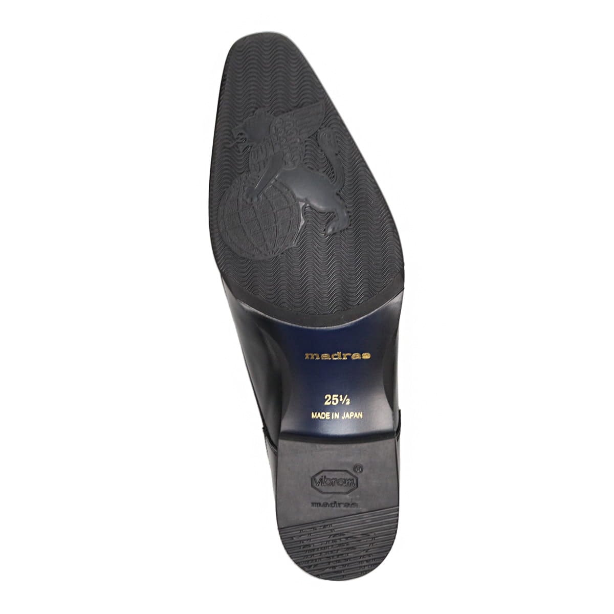 マドラス madras metaインソール  モンクストラップ ドレスシューズ M2713MT BLACK 25.0