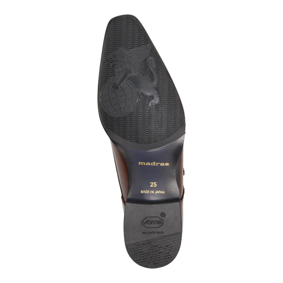 マドラス madras metaインソール  モンクストラップ ドレスシューズ M2713MT D-BROWN 25.0