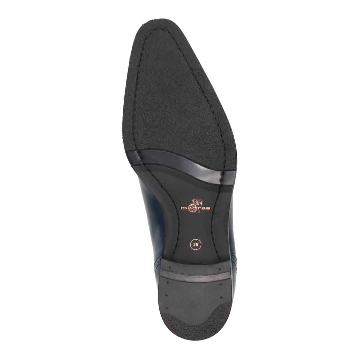 マドラス madras 内羽根ホールカットドレスシューズ　M400 NAVY 25.0