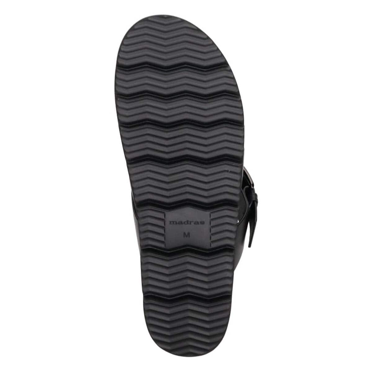 マドラス madras メタインソール搭載シューズ  レザーサンダル  M531MT BLACK-EB M（25.0～25.5ｃｍ）