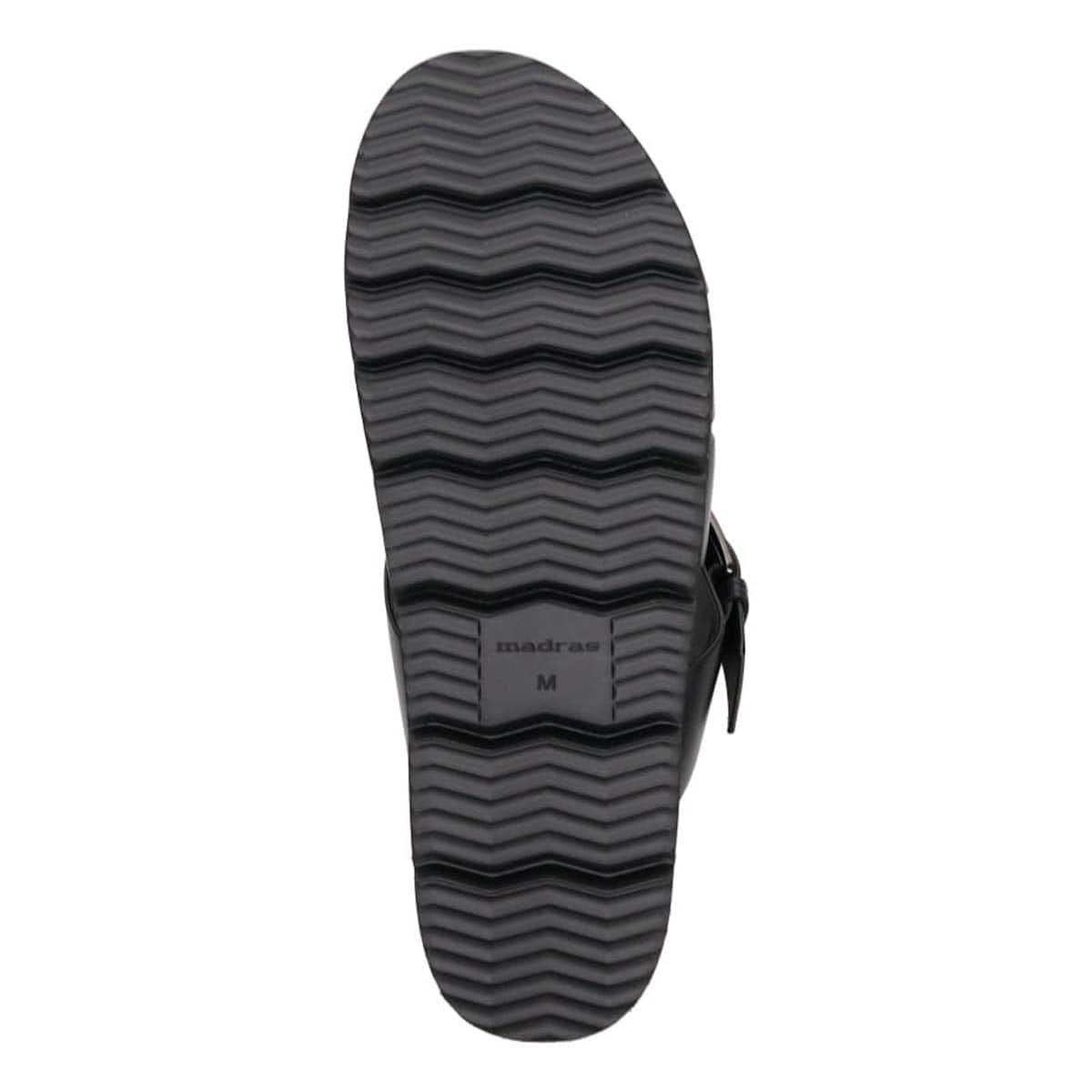 マドラス madras メタインソール搭載シューズ  レザーサンダル  M531MT BLACK M（25.0～25.5ｃｍ）