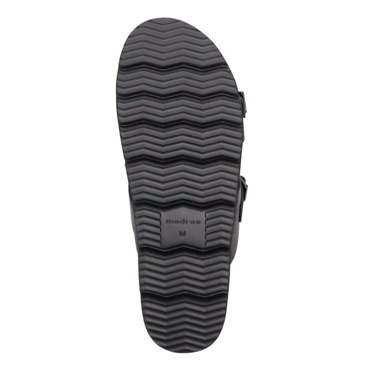 マドラス madras メタインソール搭載シューズ  レザーサンダル  M532MT BLACK-EB M（25.0～25.5ｃｍ）