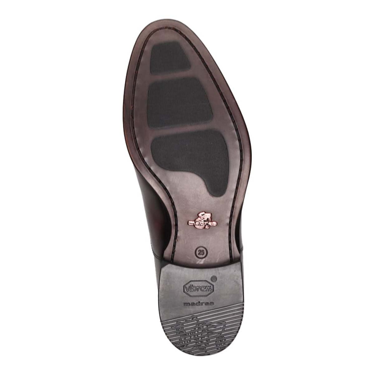 マドラス madras metaインソール搭載シューズ  内羽根ストレートチップドレスシューズ　M620MT BURGUNDY 25.0