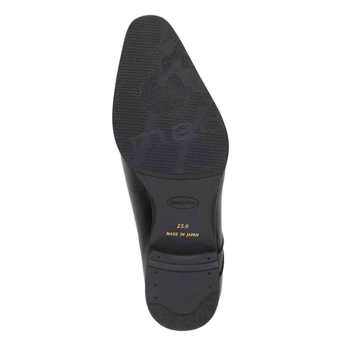 【GORE-TEX】マドラス madras 特許 Recovery meta insole搭載シューズ　ゴアテックス ホールカットプレーントゥドレスシューズ　M716GMT BLACK/BLACK 25.0