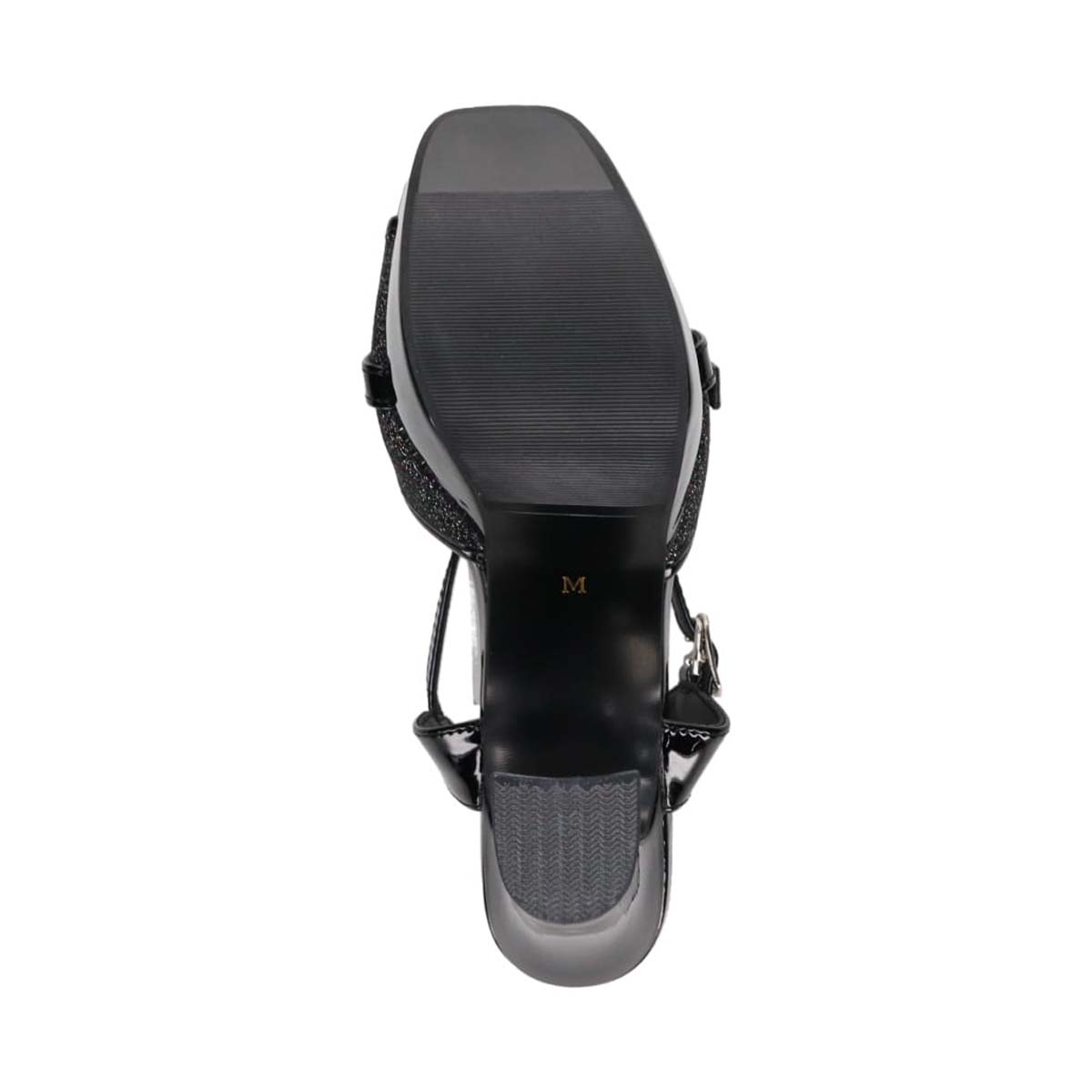 「特別な日は、足元から可愛く！」そんな願いを叶えるマドラス madras TGC in あいち・なごや 2026 出演モデル着用シューズ　厚底グリッターサンダル　MAL7582TGC BLACK M（23.0cm～23.5cm）