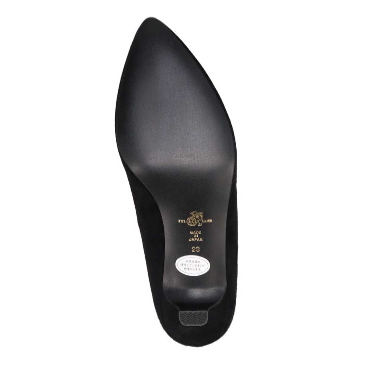 マドラス madras metaインソール搭載  フォーマル 3.5cm  ローヒールパンプス MAL9107MT BLACK-SILKY 23.0