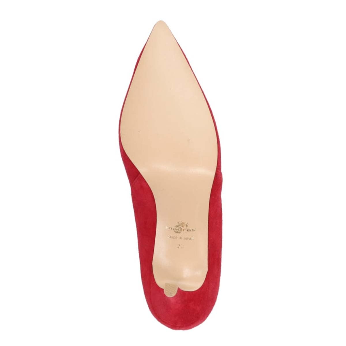 マドラス madras 特許 metaインソール搭載 7cmヒール デザインパンプス　MAL9122MT RED-SILKY 23.0