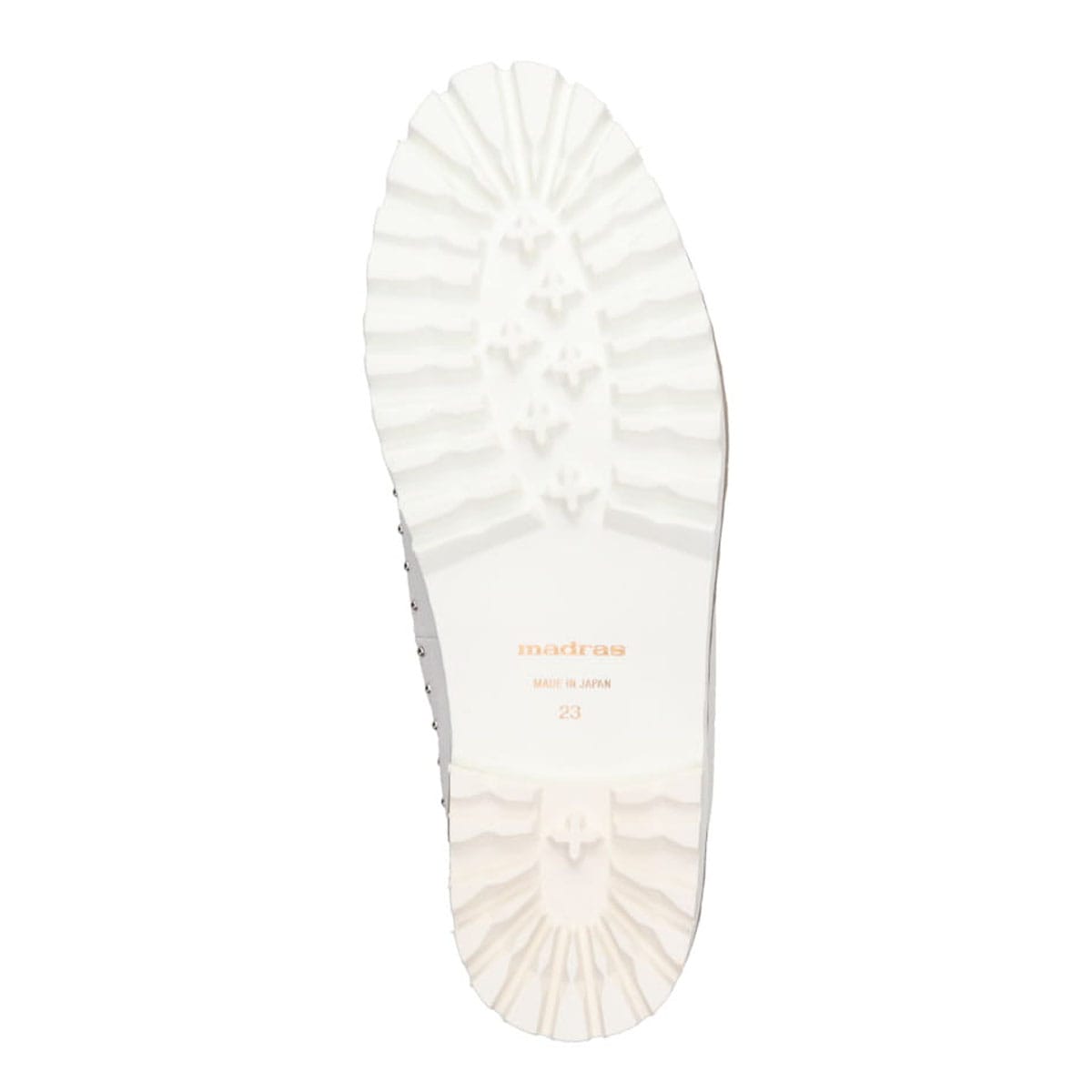マドラス madras metaインソール搭載　上質できちんと感のあるレースアップシューズ　MAL9126MT WHITE 23.0