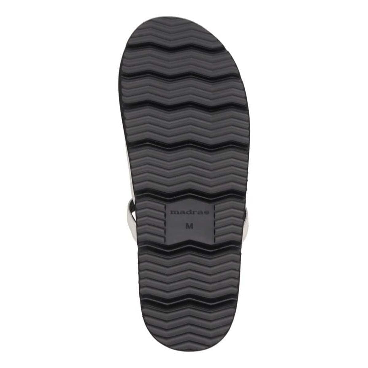 マドラス madras metaインソール搭載  エレガントな装飾が映える上品なフットベットサンダル MAL9140MT WHITE M（23～23.5ｃｍ）