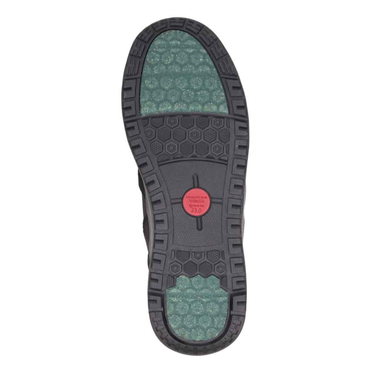 【GORE-TEX】マドラスウォーク madras Walk 「Recovery Shiatsu Insole」搭載　指圧効果により血行をよくする。防滑　外ジッパーリブ付きカジュアルブーツ MWL1046R BLACK-SILKY 23.0