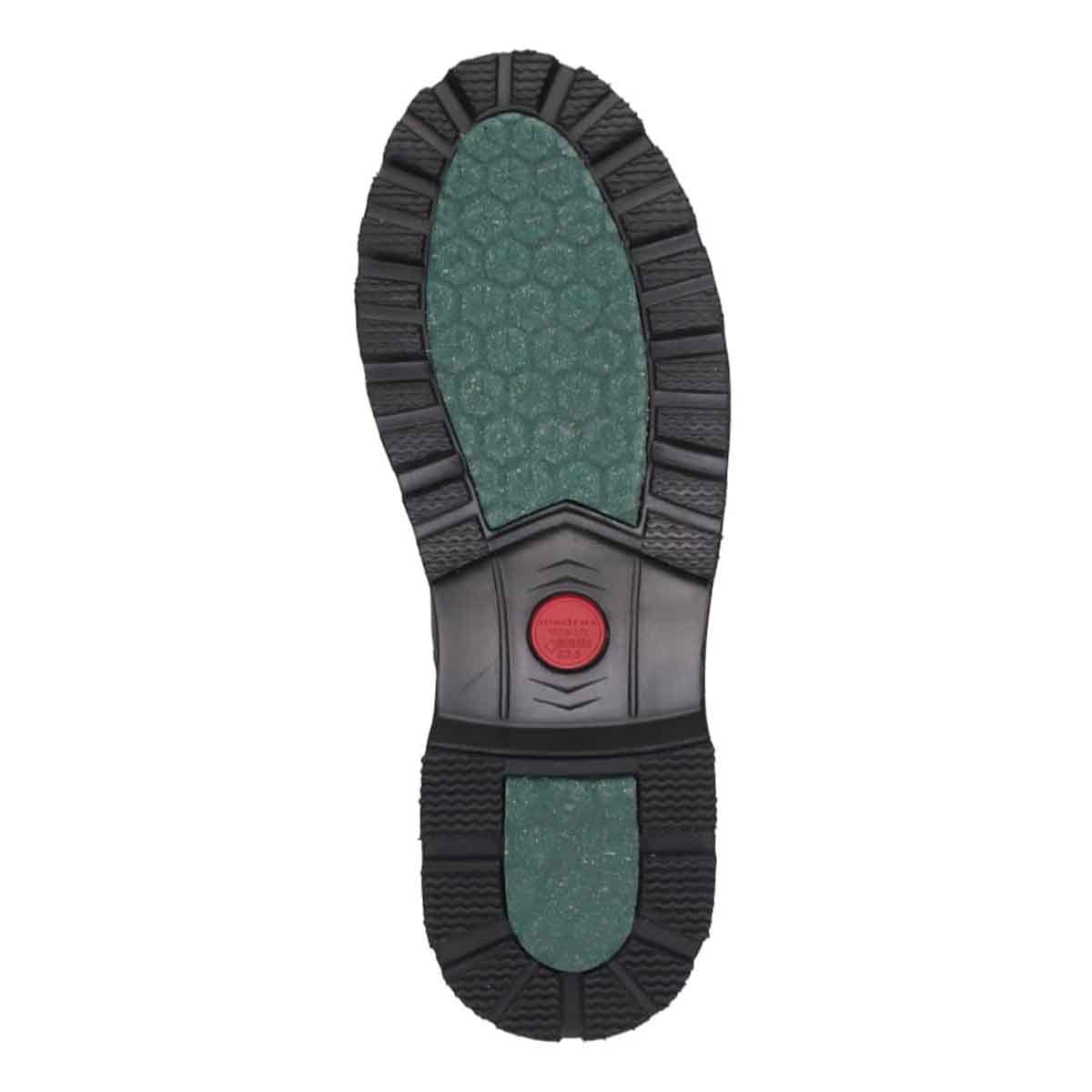 【GORE-TEX】マドラスウォーク madras Walk 「Recovery Shiatsu Insole」搭載　指圧効果により血行をよくする。防滑×防水　4.5cmヒールのタンクソールサイドゴアブーツ MWL1048R BLACK 23.0