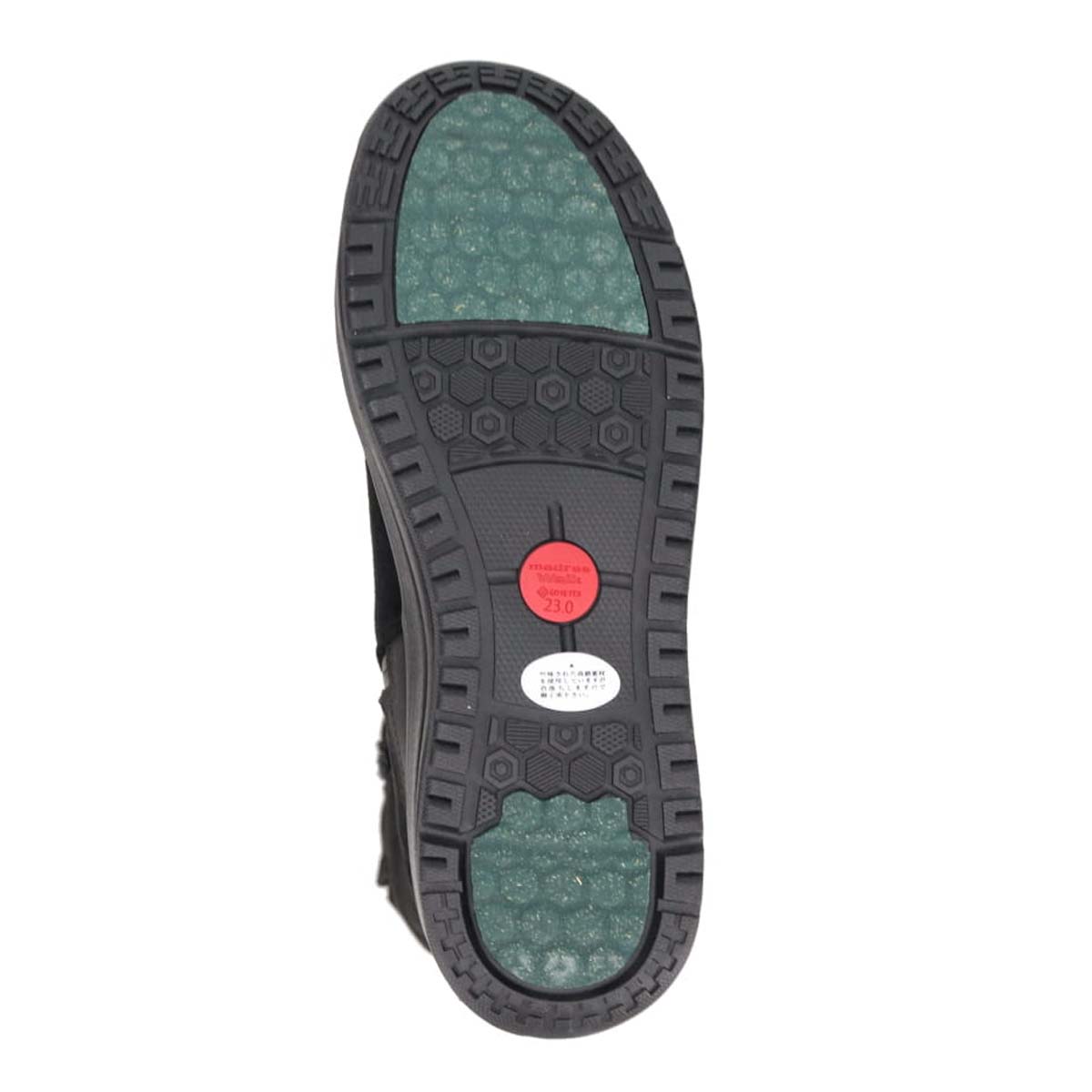 【GORE-TEX】マドラスウォーク madras Walk  厚底ミドルブーツ　MWL2236 BLACK 23.0