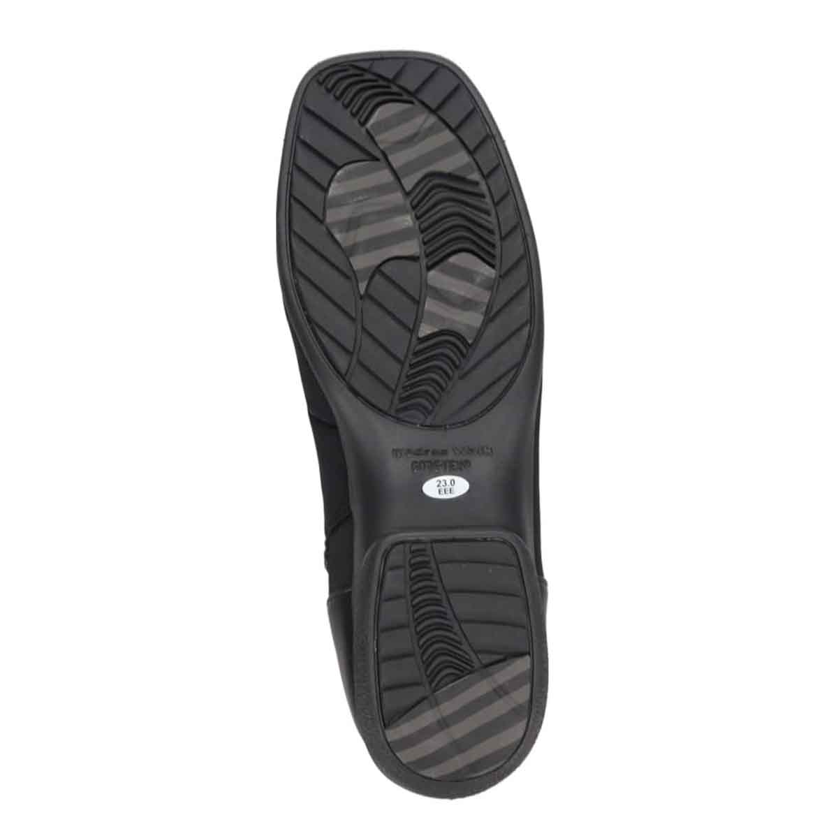 【GORE-TEX×防滑】madras Walk「Recovery Shiatsu Insole」搭載　指圧効果により血行をよくする。スクエアトゥブーツ MWL4072R BLACK 23.0
