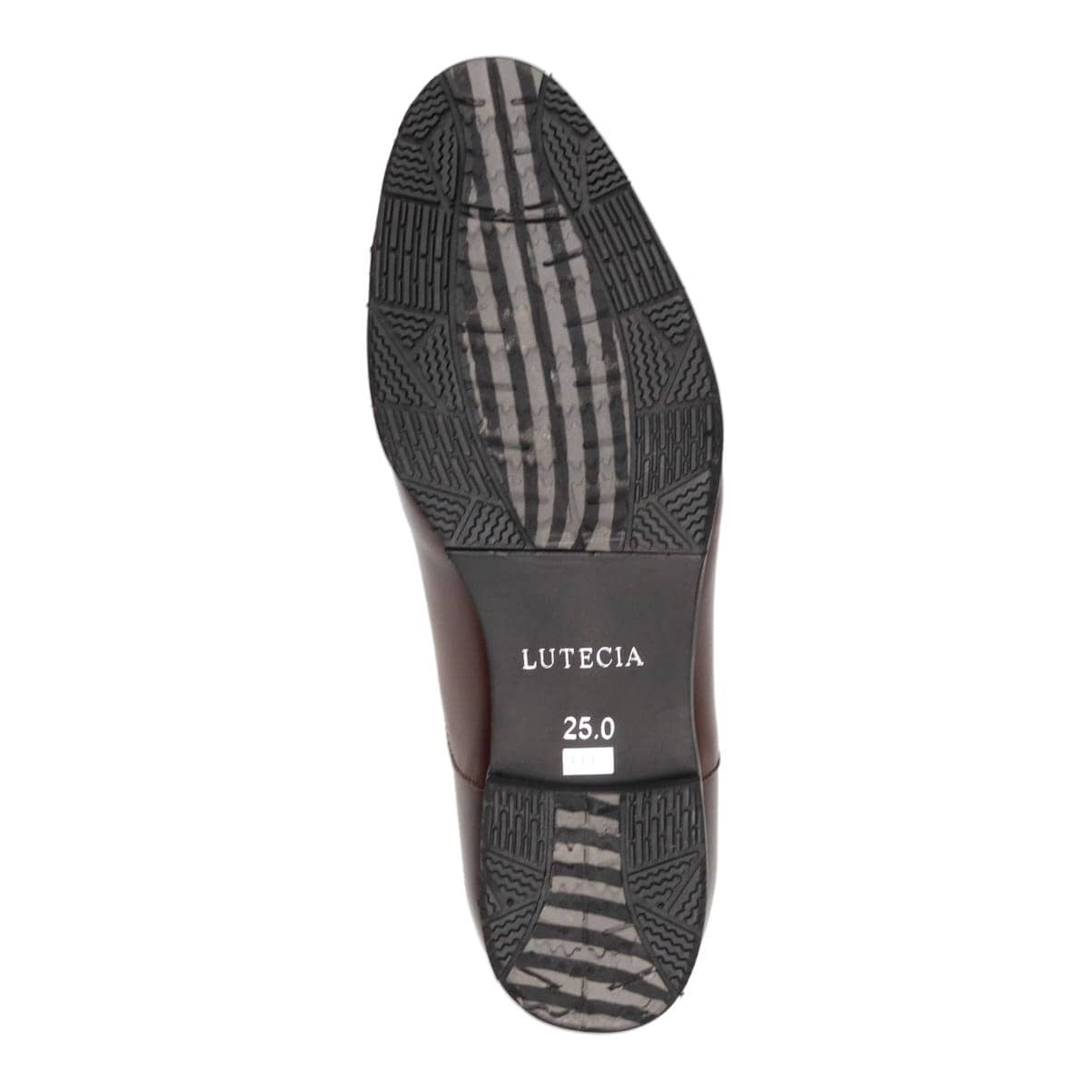 ルーテシア LUTECIA 立体的に見えるラストを使用した軽量ストレートチップ ドレスシューズ　SPLU7116 BROWN 25.0