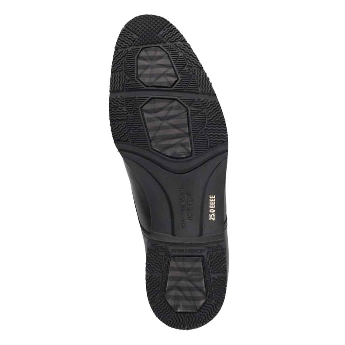 【GORE-TEX】マドラスウォーク madras Walk 「Recovery Shiatsu Insole」搭載で指圧効果により血行を115％促進。  ゴアテックス Uチップビジネスシューズ SPMW8001R BLACK 25.0