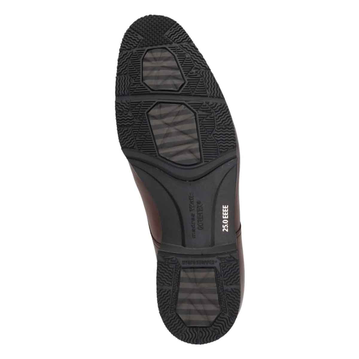 【GORE-TEX】マドラスウォーク madras Walk 「Recovery Shiatsu Insole」搭載で指圧効果により血行を115％促進。  ゴアテックス Uチップビジネスシューズ SPMW8001R BROWN 25.0