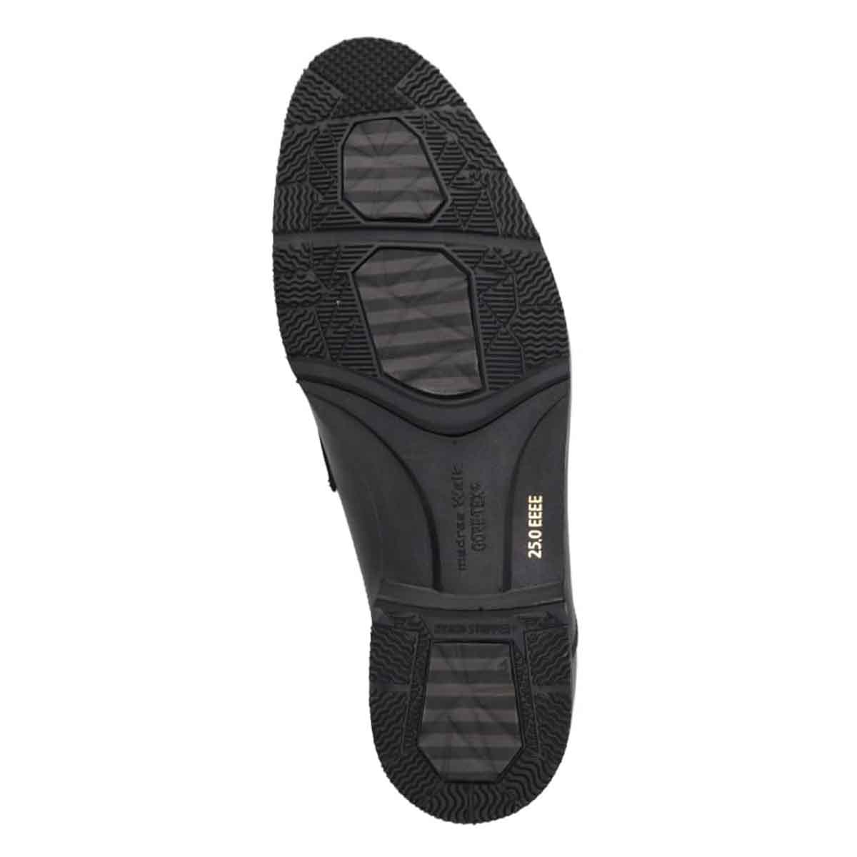 【GORE-TEX】マドラスウォーク madras Walk 「Recovery Shiatsu Insole」搭載で指圧効果により血行を115％促進。  ゴアテックス ビジネスローファーシューズ SPMW8005R BLACK 25.0