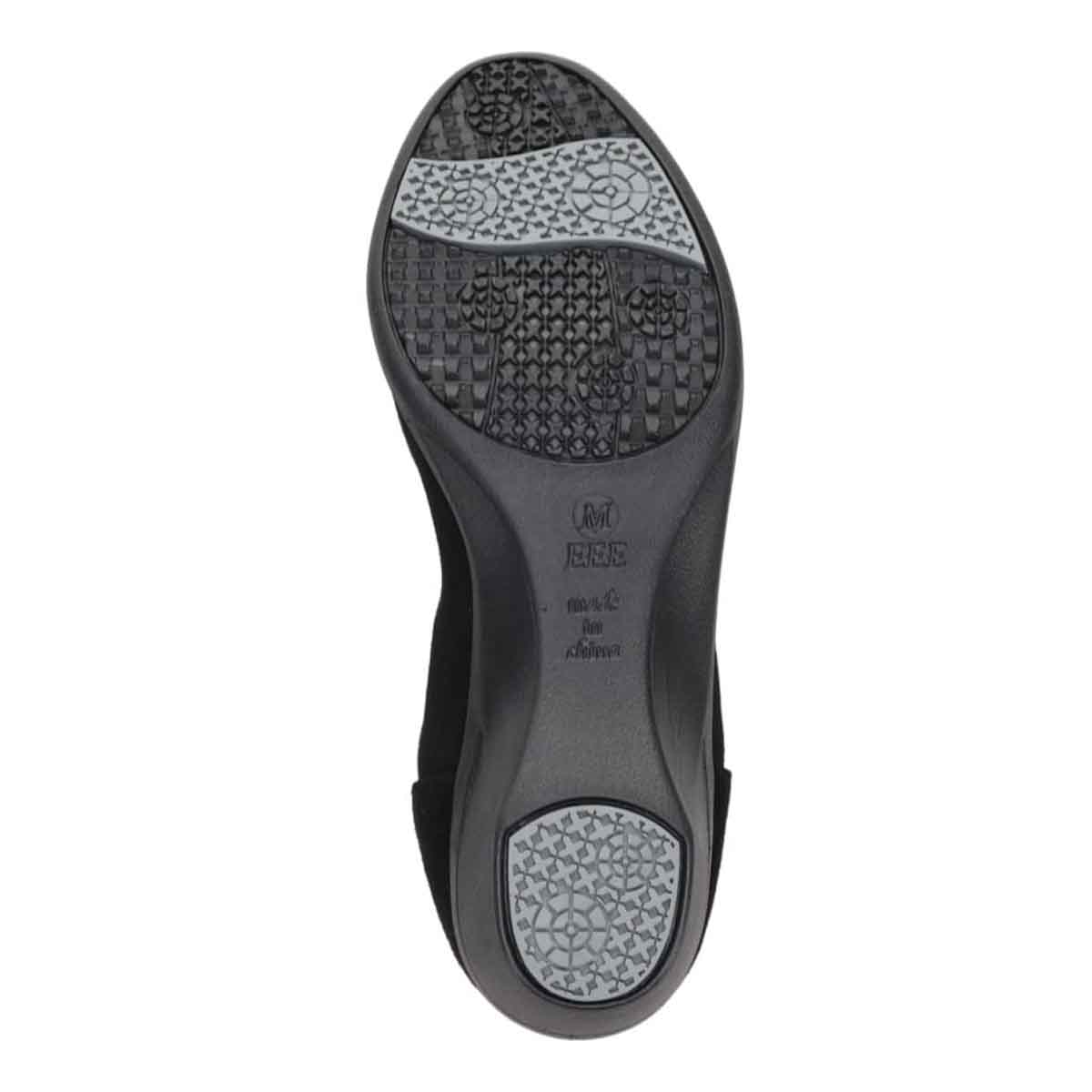 【撥水仕様】テーン tehen 5cmヒールのバックルパンプス TN4030 BLACK-SILKY M(23.0cm相当)