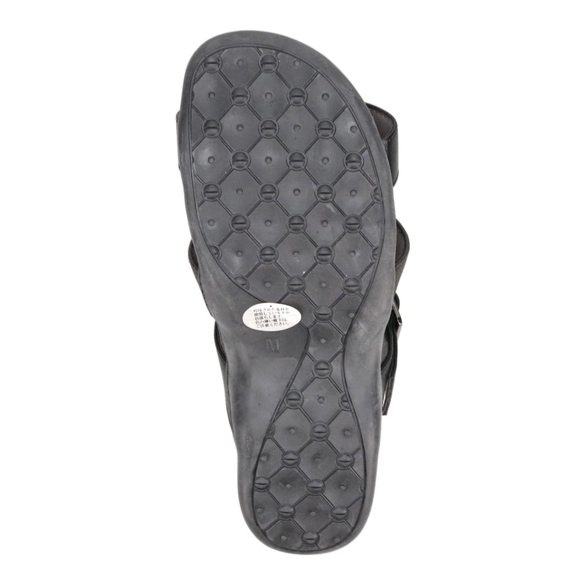 テーン tehen 定番 フラット フットベッドサンダル  TN5004 BLACK M　(23.0～23.5)