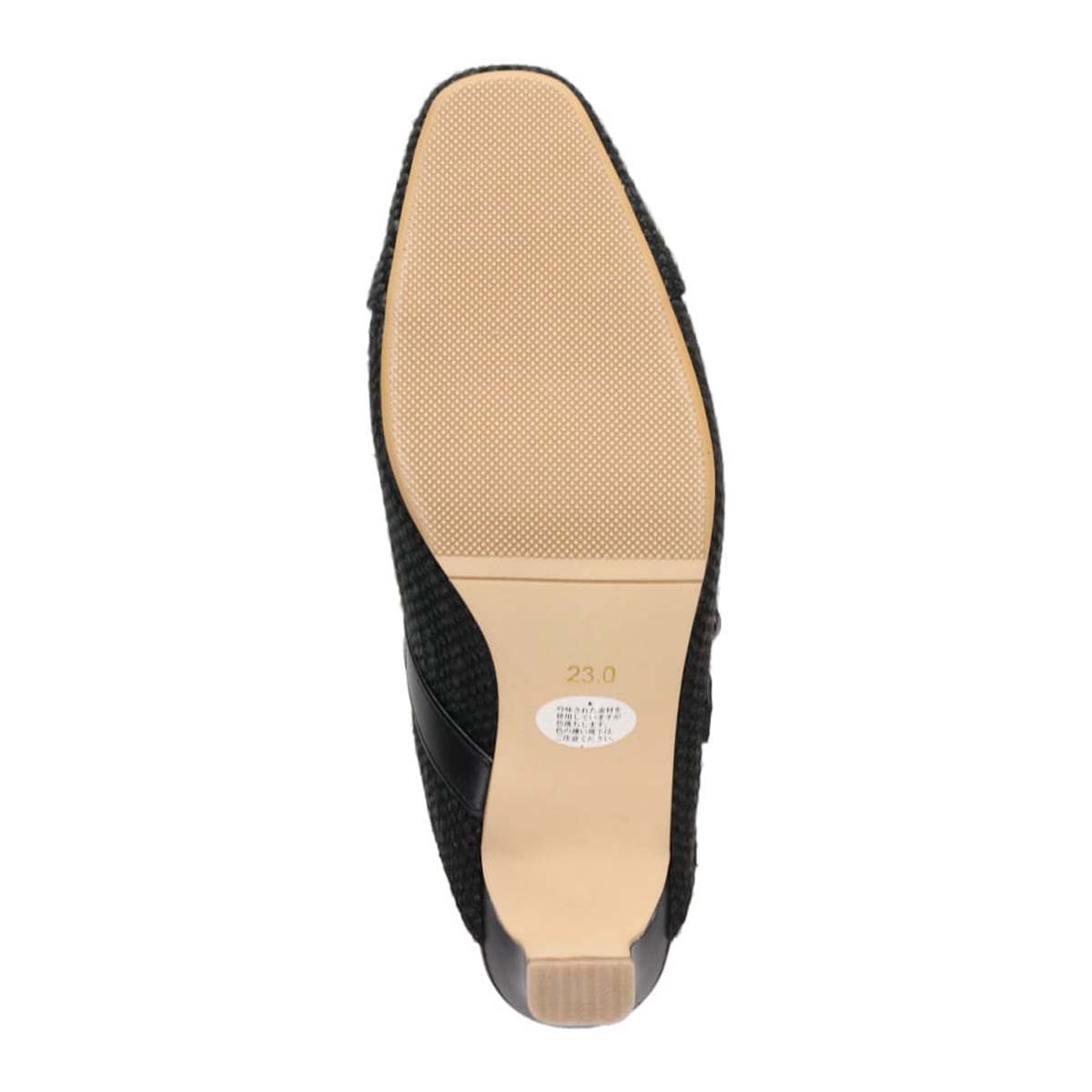 テーン tehen 不動の人気デザイン　スッと履けてきちんと見えるデザインミュール　TN5510 BLACK-TX 23.0