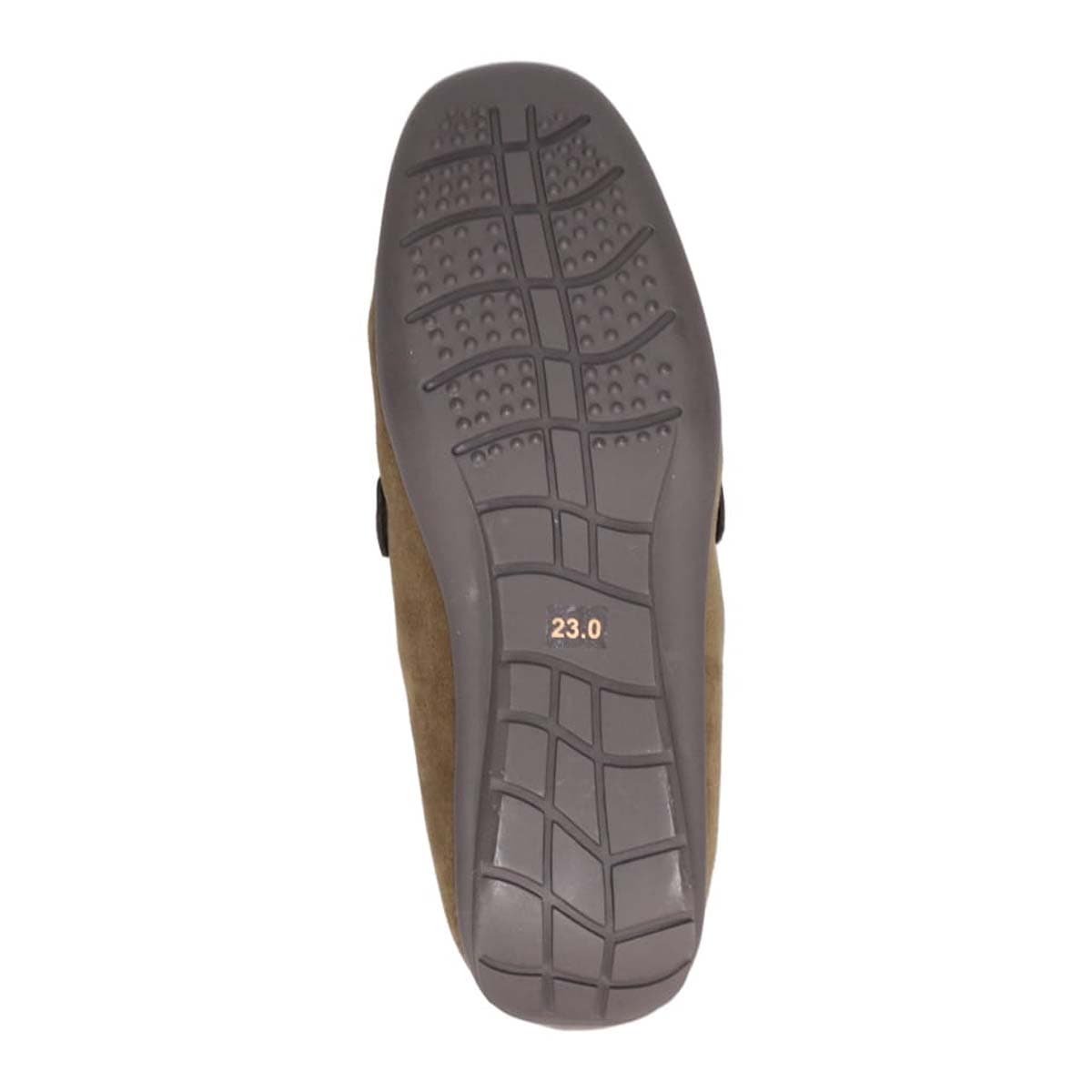 テーン tehen  足取り弾む ビット付きドライビングシューズ　TN5700 KHAKI-SILKY 23.0