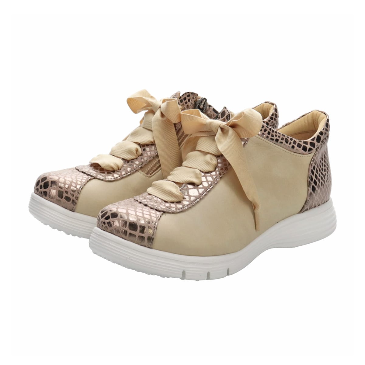 シティ ゴルフ City Golf リボンレースが可愛いレースアップカジュアルシューズ Gfl5284 23 0 Beige ウィメンズ Madras マドラス公式サイト オンラインショップ 靴メーカー直営公式通販