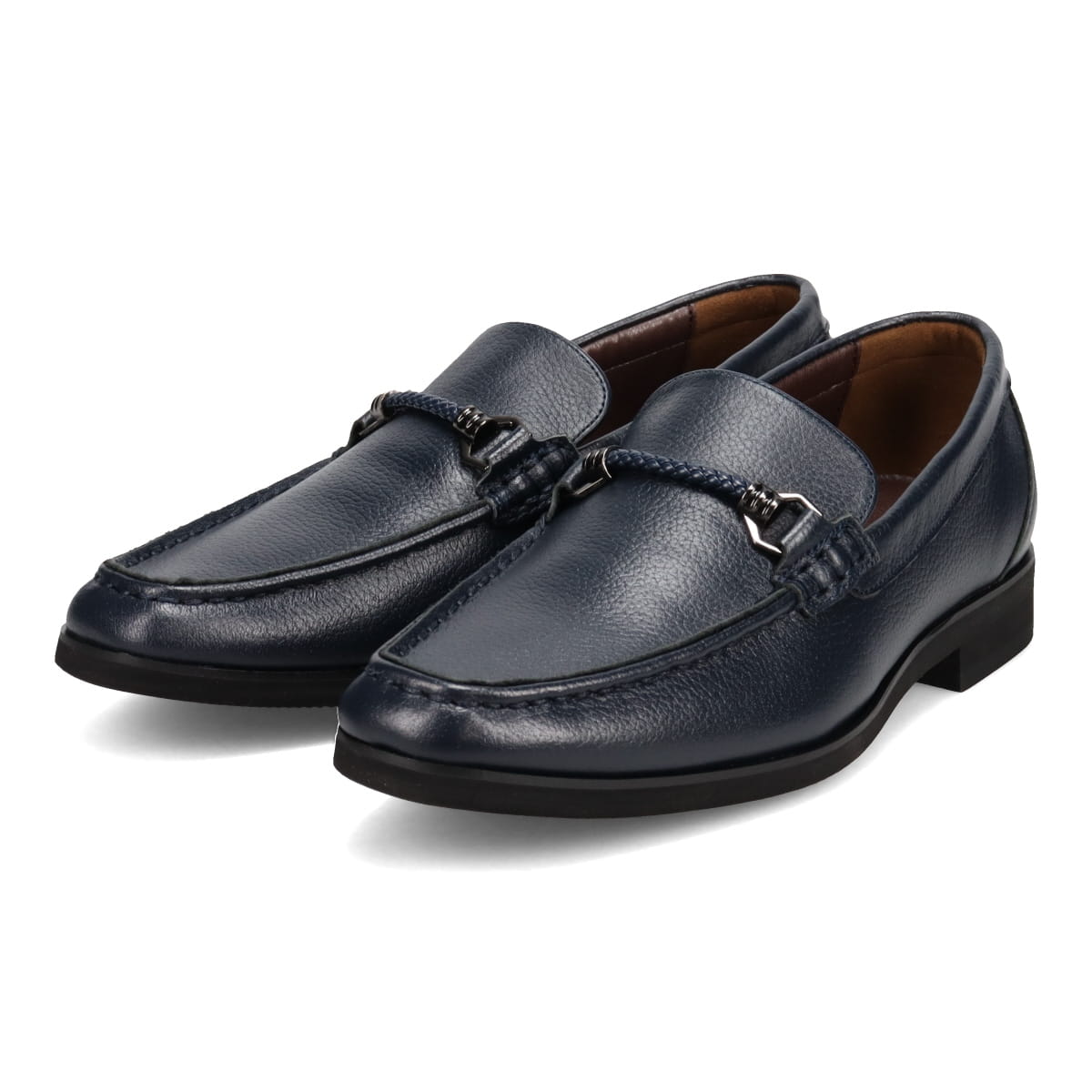 LUTECIA スリッポンモカシンシューズ LU7511(25.0 NAVY): メンズ