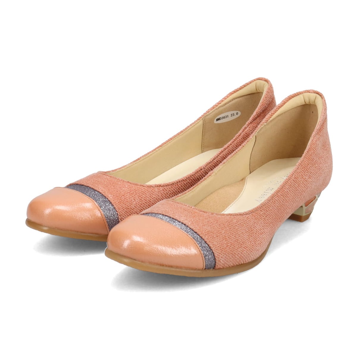 ステンドガラスヒールが可愛い シンプルデザインパンプス Mmd3631 23 0 Orange Pr ウィメンズ Madras マドラス 公式
