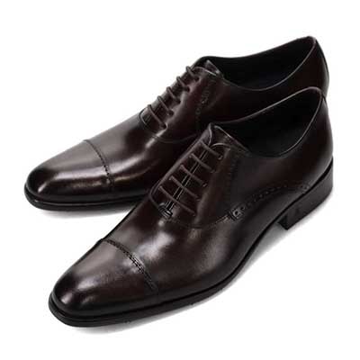 ランバンコレクション LANVIN COLLECTION 内羽根ストレートチップビジネスシューズ  083493