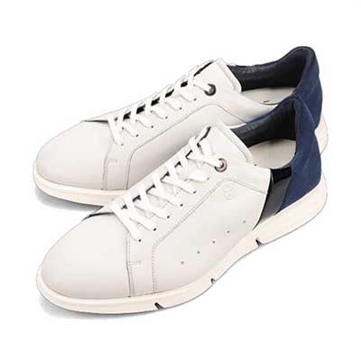 ランバンオンブルー LANVIN en Bleu レースアップ レザースニーカー  086493