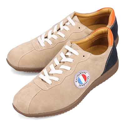 カステルバジャック CASTELBAJAC セメント製法 レザーレトロスタイルスニーカー 12307