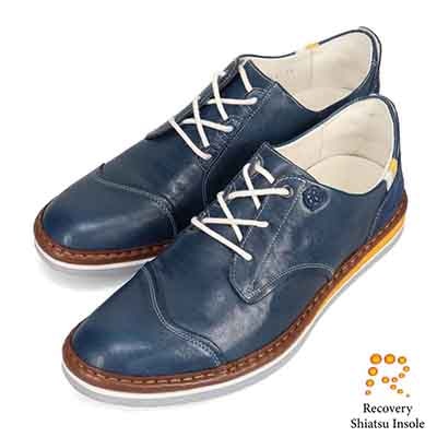 ランバンオンブルー LANVIN en Bleu 「Recovery Shiatsu Insole」搭載で指圧効果により血行を115%促進。LANVIN en Bleu レースアップ カジュアルシューズ 86474R