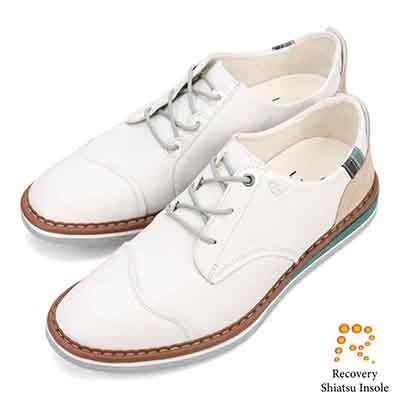 ランバンオンブルー LANVIN en Bleu 「Recovery Shiatsu Insole」搭載で指圧効果により血行を115%促進。LANVIN en Bleu レースアップ カジュアルシューズ 86474R