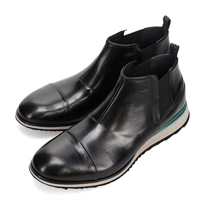 LANVIN en Bleu スポーツMIX サイドゴアブーツ 86489