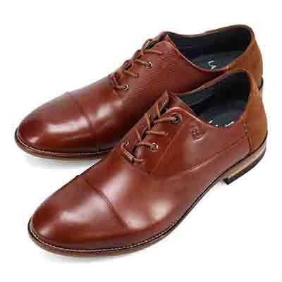 ランバンオンブルー LANVIN en Bleu  アシンメトリーオックスフォード ストレートチップ  86517