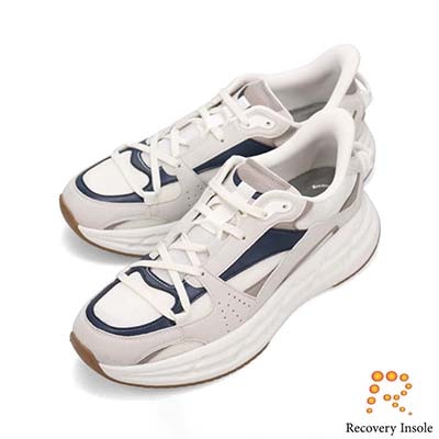 モデロ MODELLO 「リカバリーインソール」搭載で指圧効果により血行を115％促進。Recoveryナイロンメッシュスニーカー　DM2754R