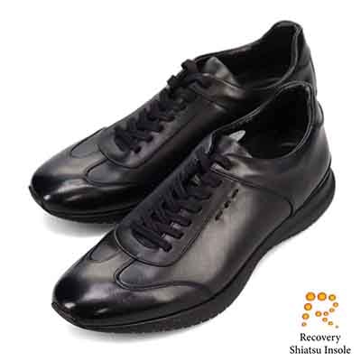 モデロ MODELLO 「Recovery Shiatsu Insole」搭載で指圧効果により血行を115％促進。 レースアップドレスカジュアルレザースニーカー　DM3405R