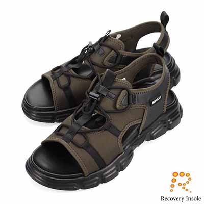 モデロ MODELLO 「リカバリーインソール」搭載で指圧効果により血行を115％促進。Recoveryスポーツサンダル　DM5319R