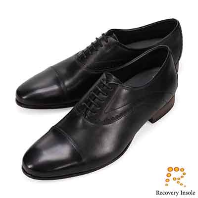モデロ MODELLO 「リカバリーインソール」搭載で指圧効果により血行を115％促進。内羽根ストレートチップ ドレスシューズ　DM5528XR