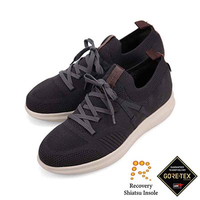 【GORE-TEX】モデロ MODELLO 「リカバリー指圧インソール」搭載で指圧効果により血行を115%促進。 カジュアルニットスニーカー DM6525GR