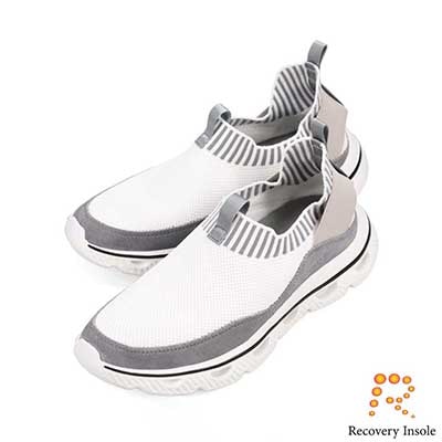 モデロ MODELLO 「リカバリーインソール」搭載で指圧効果により血行を115％促進。Recoveryニットスリッポンスニーカー　DM6529R