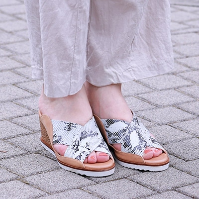 モデロ MODELLO ナチュラルミュールサンダル  DML1912