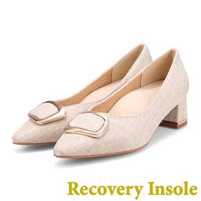 モデロ MODELLO 「リカバリーインソール」搭載で指圧効果により血行を115％促進。Recoveryポインテッドパンプス　DML5505R