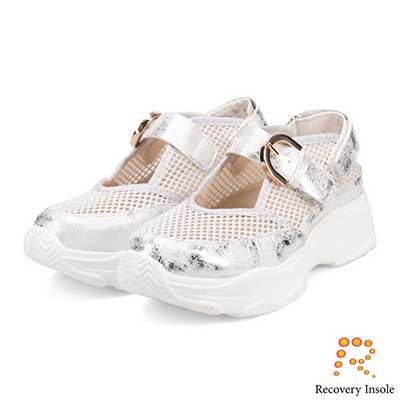 モデロ MODELLO 「リカバリーインソール」搭載で指圧効果により血行を115％促進。Recoveryスニーカーサンダル　DML5507R