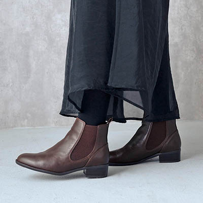 モデロ MODELLO 厚底サイドゴアブーツ　DML7148