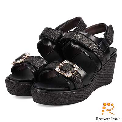 モデロ MODELLO 「リカバリーインソール」搭載で指圧効果により血行を115％促進。Recoveryエレガンスカジュアルサンダル　DML8830R